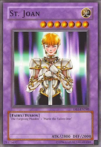 St. Joan DB1-EN240 card from Dark Beginning 1