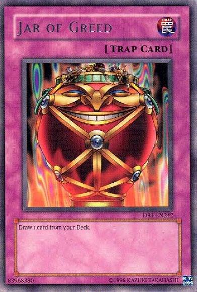 Jar of Greed DB1-EN242 card from Dark Beginning 1
