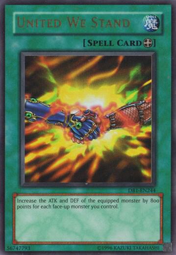 United We Stand DB1-EN244 card from Dark Beginning 1