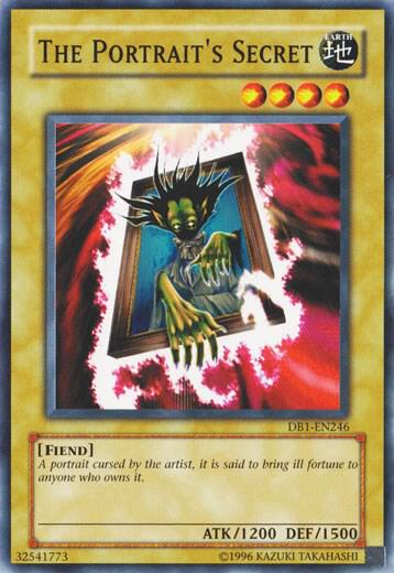 The Portrait's Secret DB1-EN246 card from Dark Beginning 1