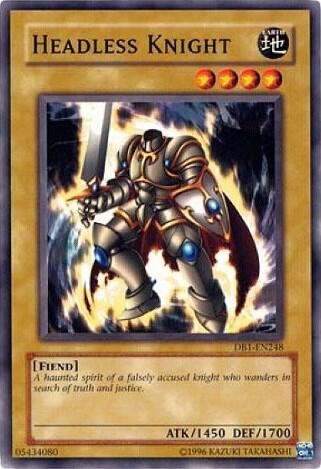 Headless Knight DB1-EN248 card from Dark Beginning 1
