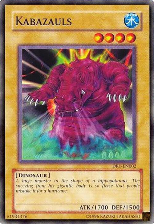 Kabazauls DR1-EN002 card from Dark Revelation Volume 1