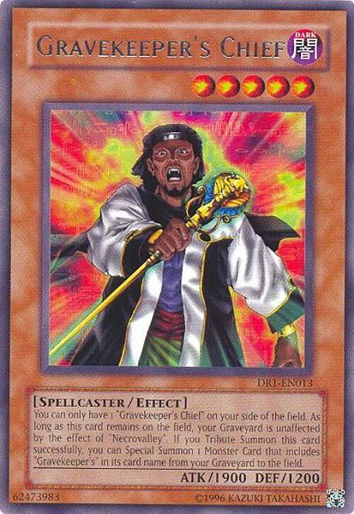 Gravekeeper's Chief DR1-EN013 card from Dark Revelation Volume 1