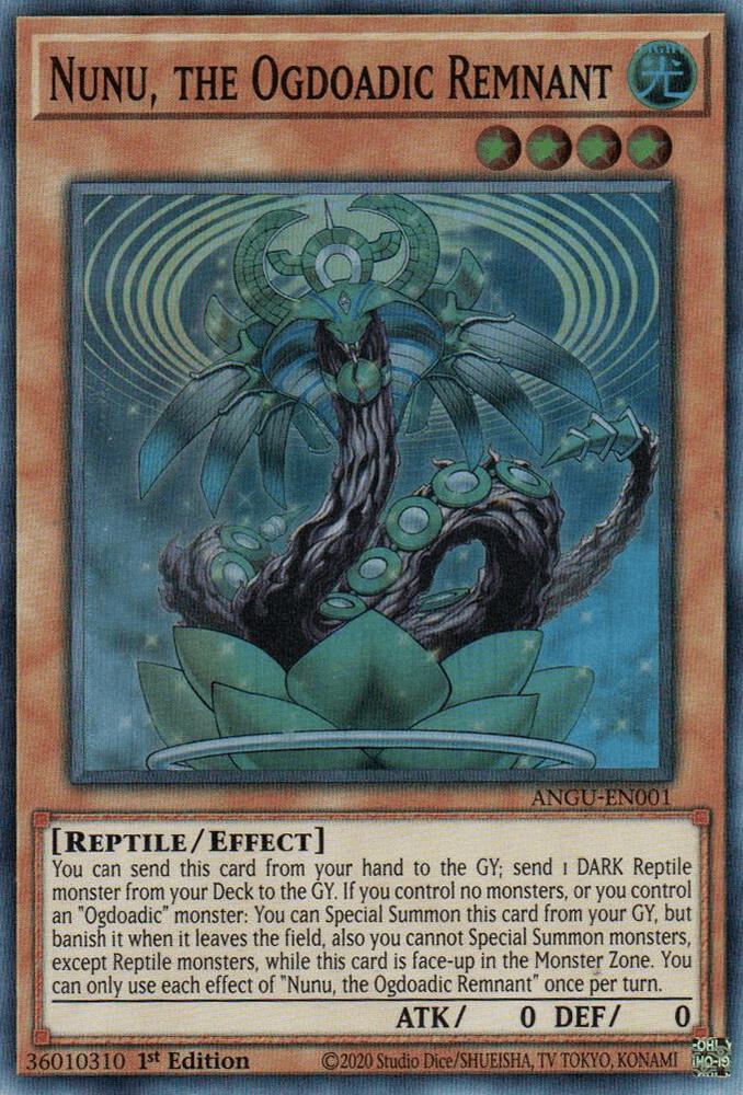 Nunu, the Ogdoadic Remnant ANGU-EN001 card from Ancient Guardians