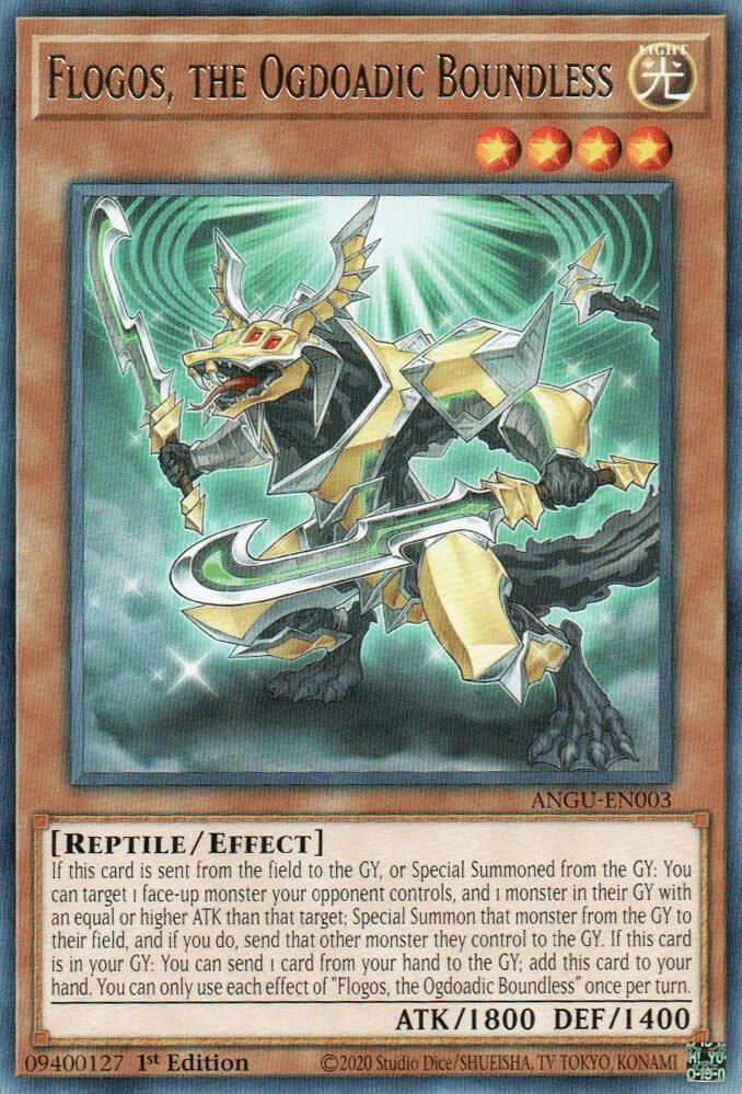 Flogos, the Ogdoadic Boundless ANGU-EN003 card from Ancient Guardians