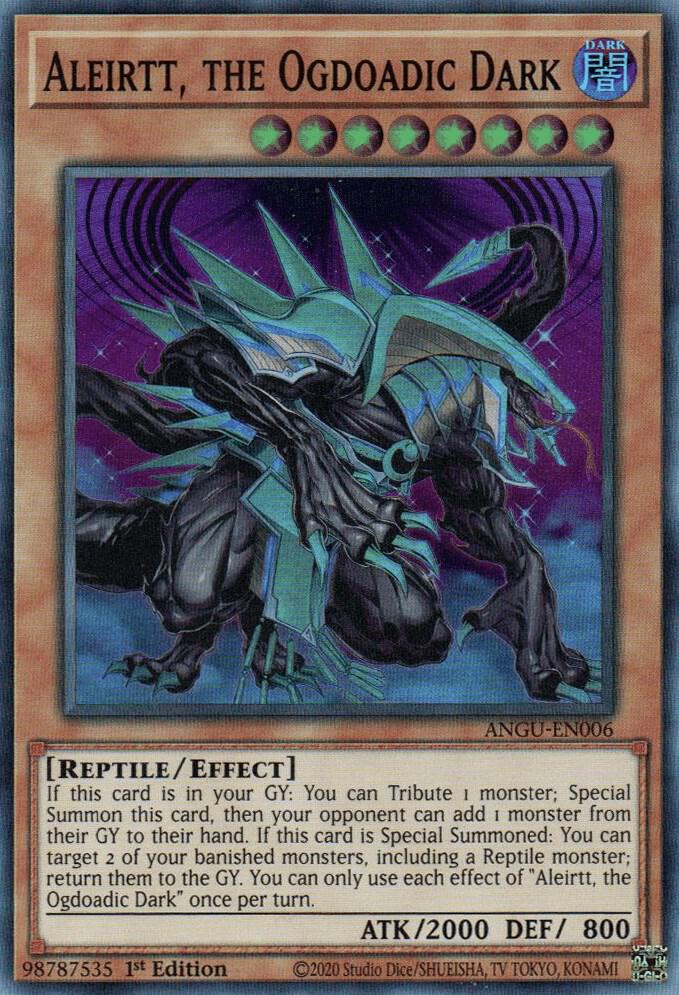 Aleirtt, the Ogdoadic Dark ANGU-EN006 card from Ancient Guardians