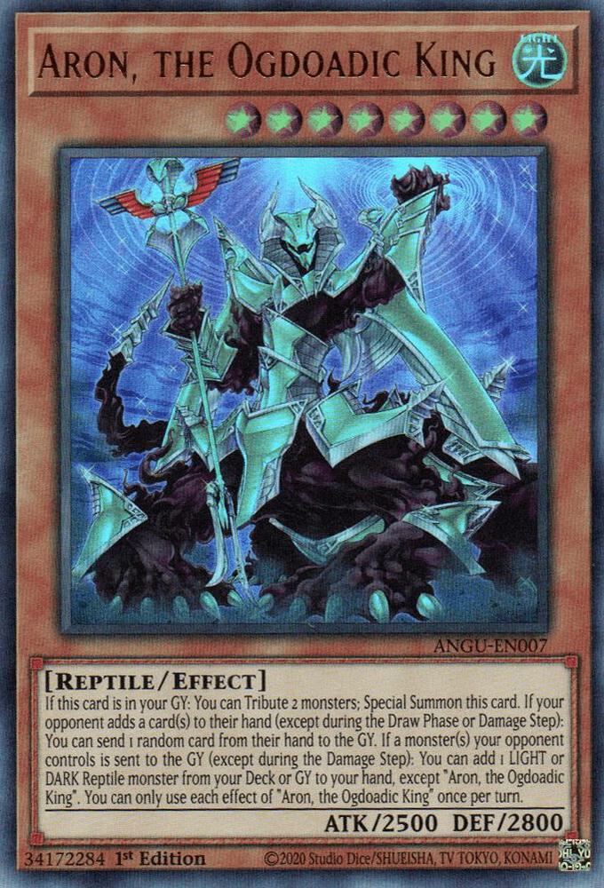Aron, the Ogdoadic King ANGU-EN007 card from Ancient Guardians
