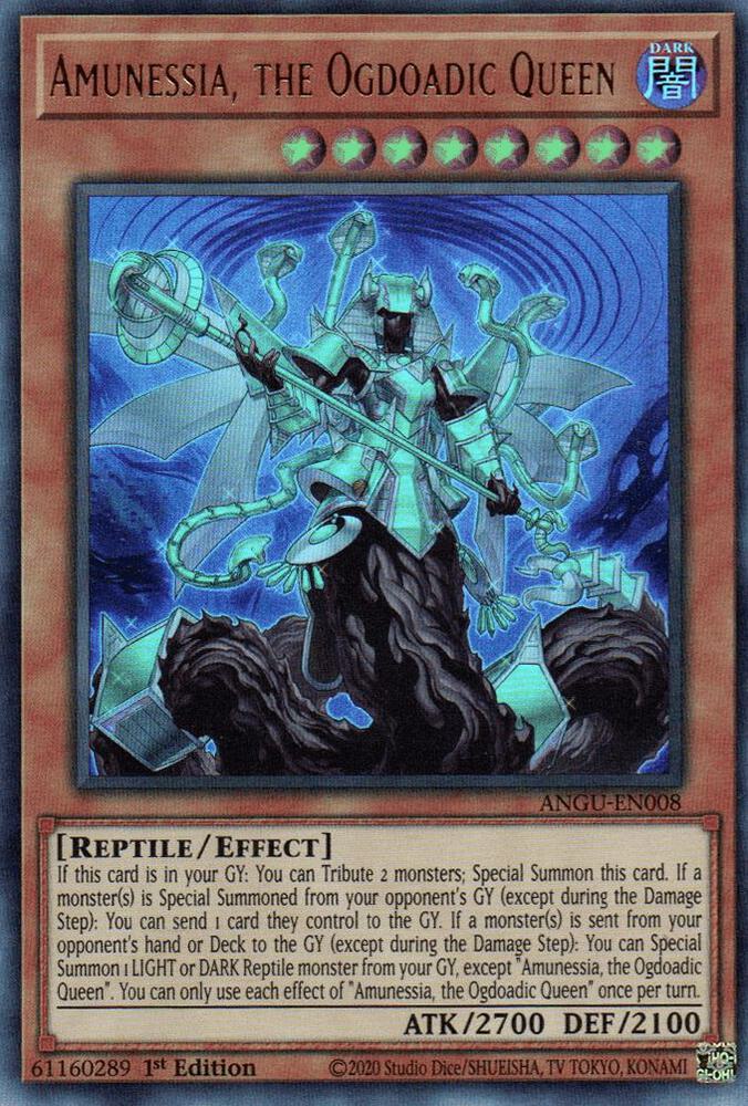 Amunessia, the Ogdoadic Queen ANGU-EN008 card from Ancient Guardians