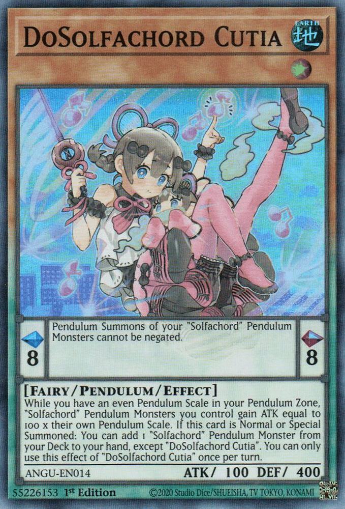DoSolfachord Cutia ANGU-EN014 card from Ancient Guardians