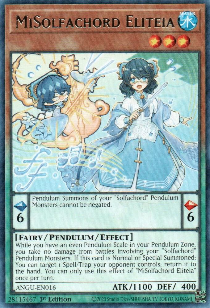 MiSolfachord Eliteia ANGU-EN016 card from Ancient Guardians