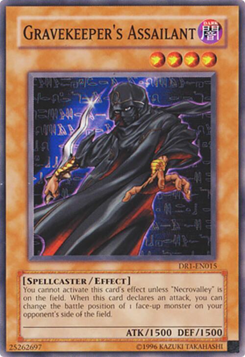 Gravekeeper's Assailant DR1-EN015 card from Dark Revelation Volume 1