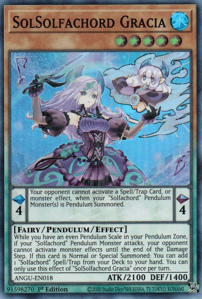 SolSolfachord Gracia ANGU-EN018 card from Ancient Guardians