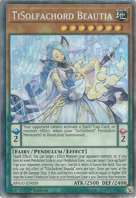 TiSolfachord Beautia (CR) ANGU-EN020 card from Ancient Guardians