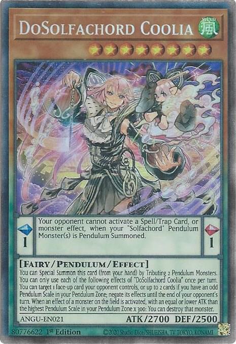 DoSolfachord Coolia (CR) ANGU-EN021 card from Ancient Guardians
