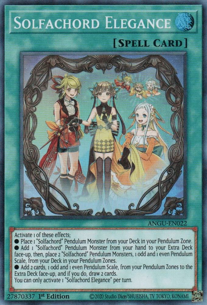 Solfachord Elegance ANGU-EN022 card from Ancient Guardians