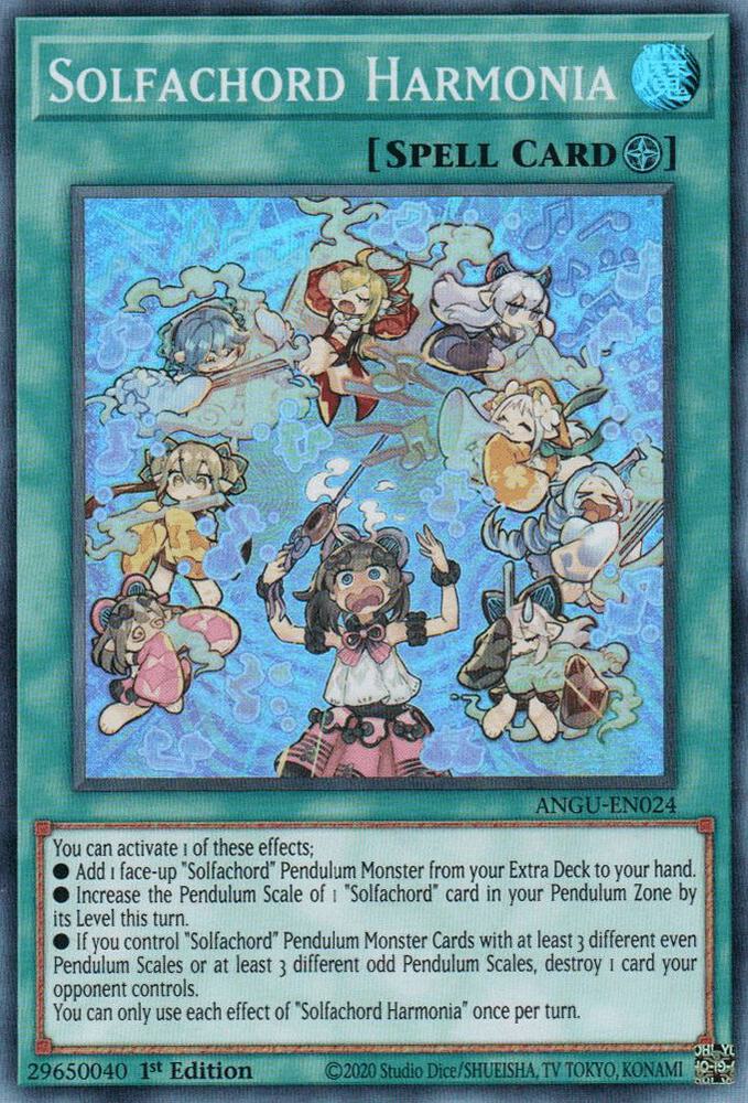 Solfachord Harmonia ANGU-EN024 card from Ancient Guardians