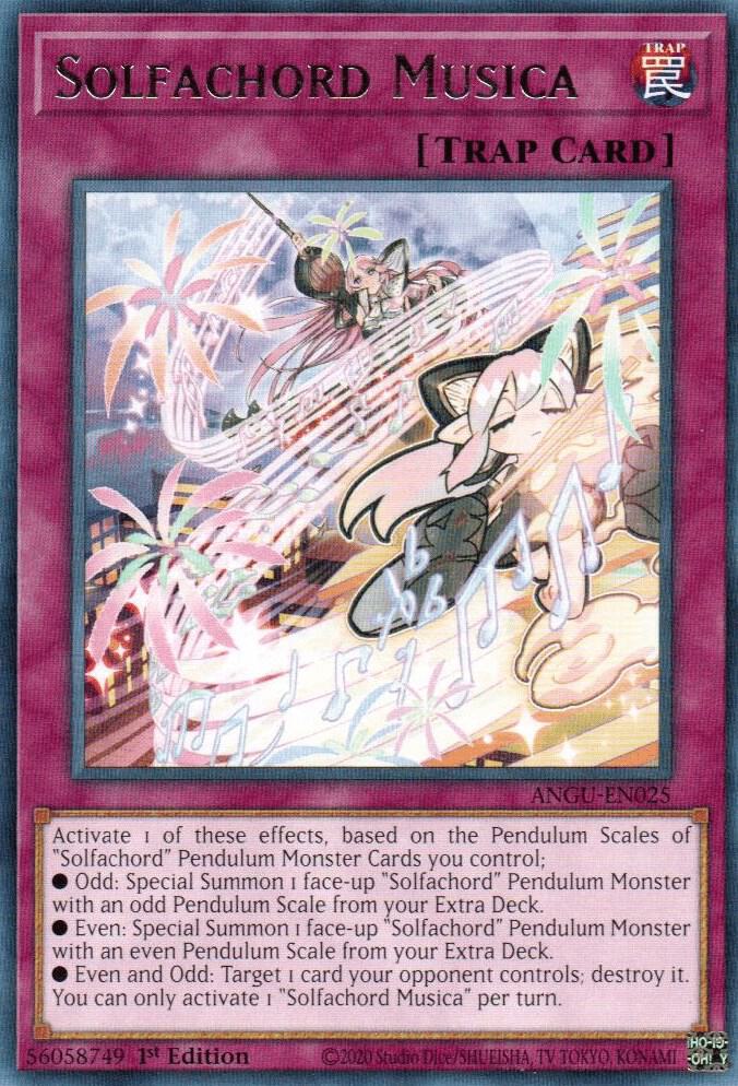 Solfachord Musica ANGU-EN025 card from Ancient Guardians