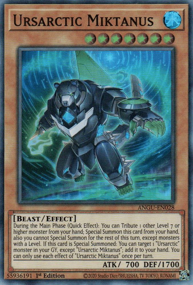 Ursarctic Miktanus ANGU-EN028 card from Ancient Guardians