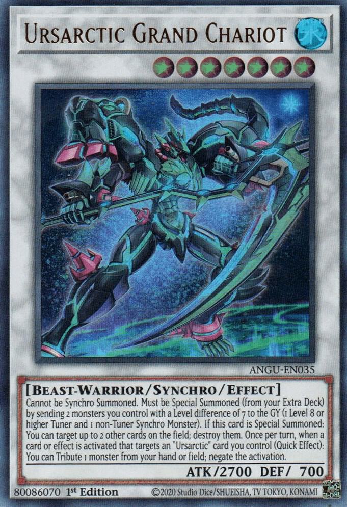 Ursarctic Grand Chariot ANGU-EN035 card from Ancient Guardians