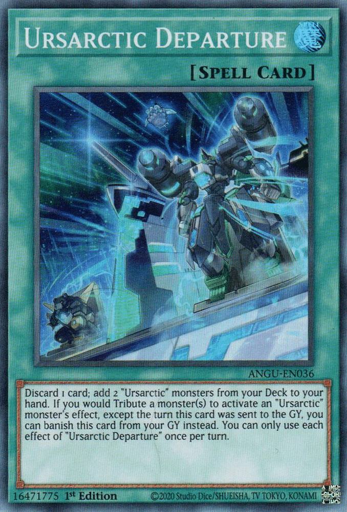 Ursarctic Departure ANGU-EN036 card from Ancient Guardians