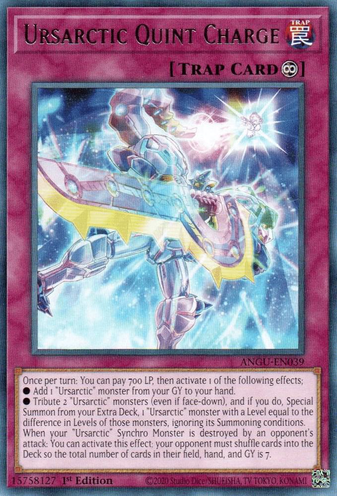 Ursarctic Quint Charge ANGU-EN039 card from Ancient Guardians