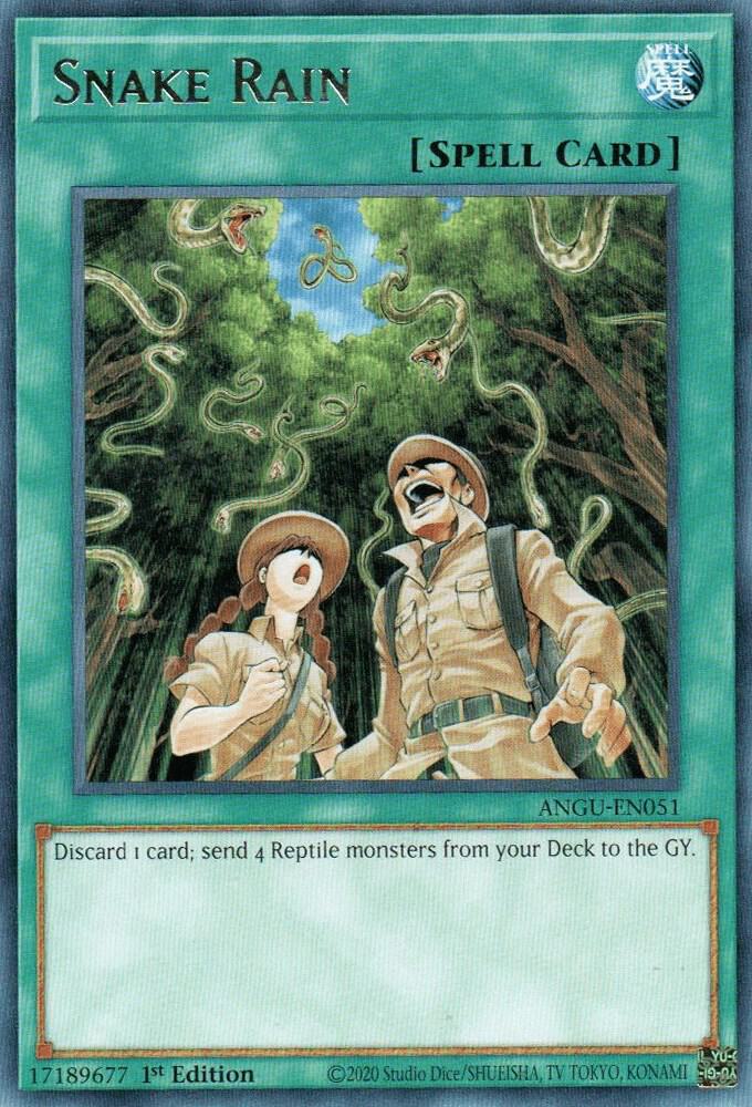 Snake Rain ANGU-EN051 card from Ancient Guardians