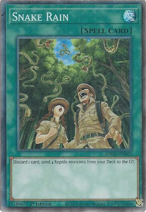 Snake Rain (CR) ANGU-EN051 card from Ancient Guardians