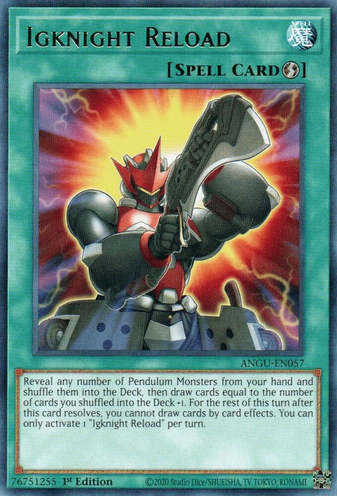 Igknight Reload ANGU-EN057 card from Ancient Guardians