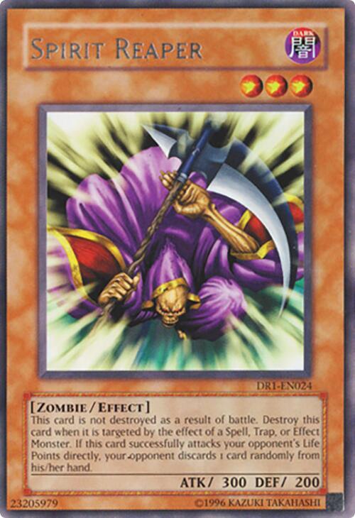 Spirit Reaper DR1-EN024 card from Dark Revelation Volume 1