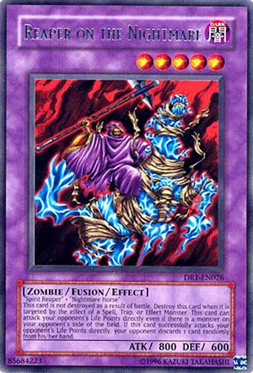 Reaper on the Nightmare DR1-EN026 card from Dark Revelation Volume 1