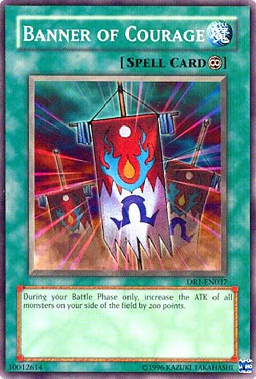 Banner of Courage DR1-EN037 card from Dark Revelation Volume 1
