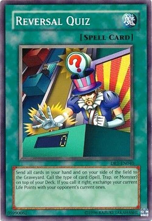 Reversal Quiz DR1-EN040 card from Dark Revelation Volume 1