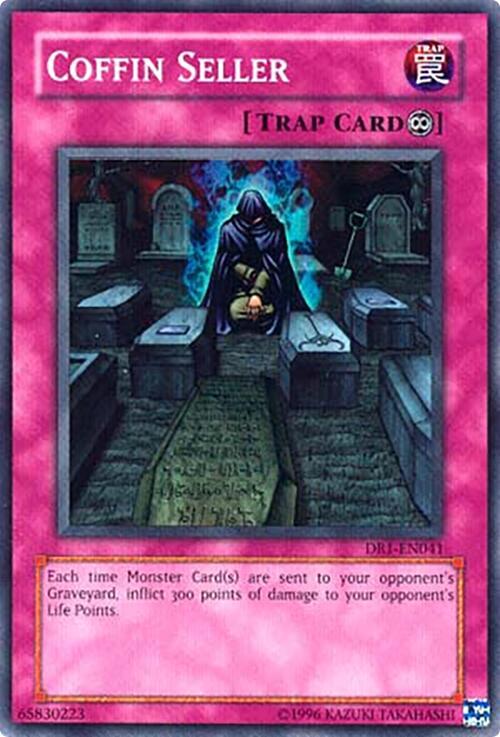 Coffin Seller DR1-EN041 card from Dark Revelation Volume 1
