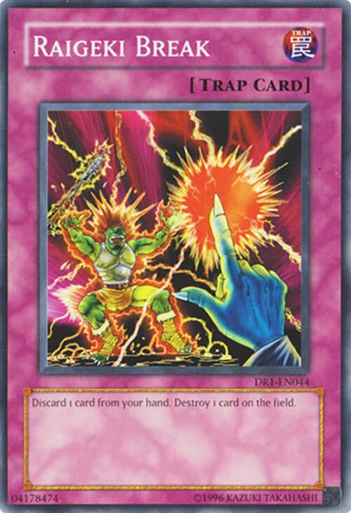 Raigeki Break DR1-EN044 card from Dark Revelation Volume 1