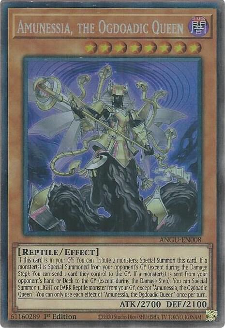 Amunessia, the Ogdoadic Queen (CR) ANGU-EN008 card from Ancient Guardians