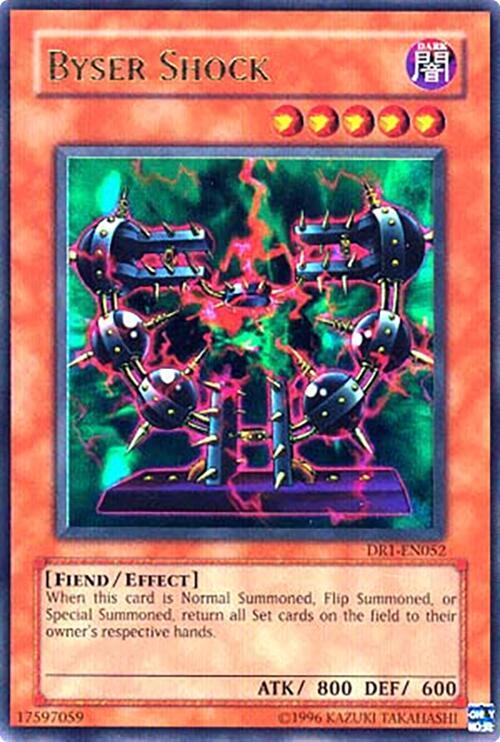 Byser Shock DR1-EN052 card from Dark Revelation Volume 1