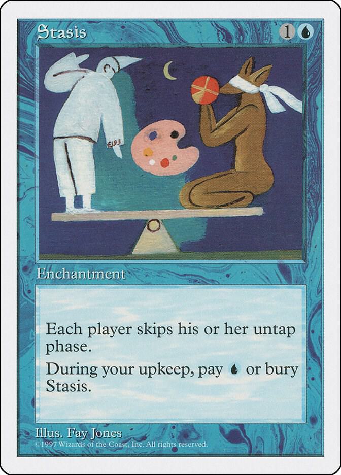Stasis card from Fifth Edition