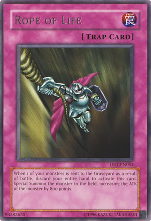 Rope of Life DR1-EN054 card from Dark Revelation Volume 1