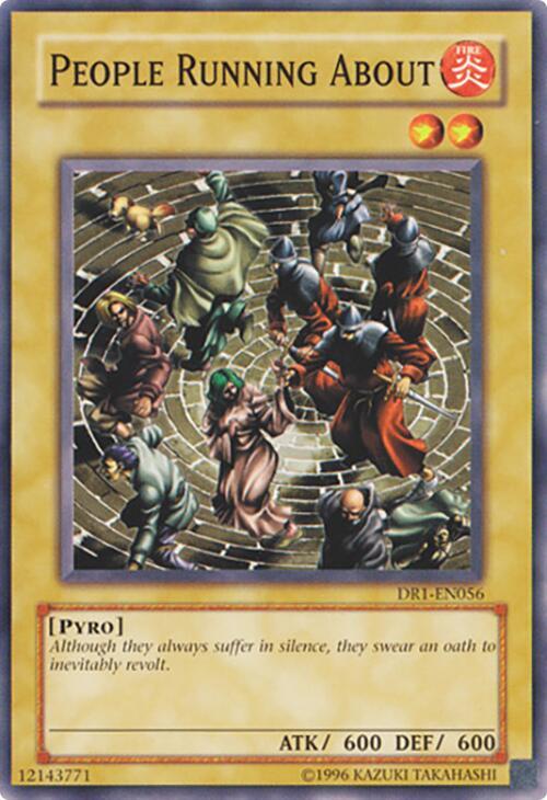 People Running About DR1-EN056 card from Dark Revelation Volume 1