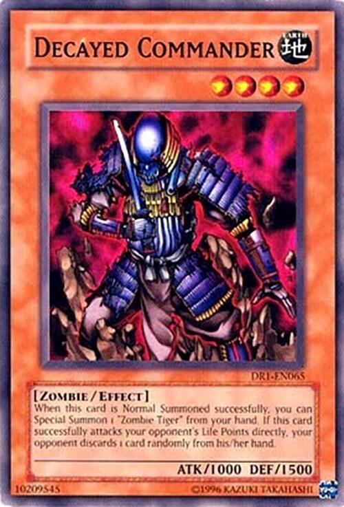 Decayed Commander DR1-EN065 card from Dark Revelation Volume 1