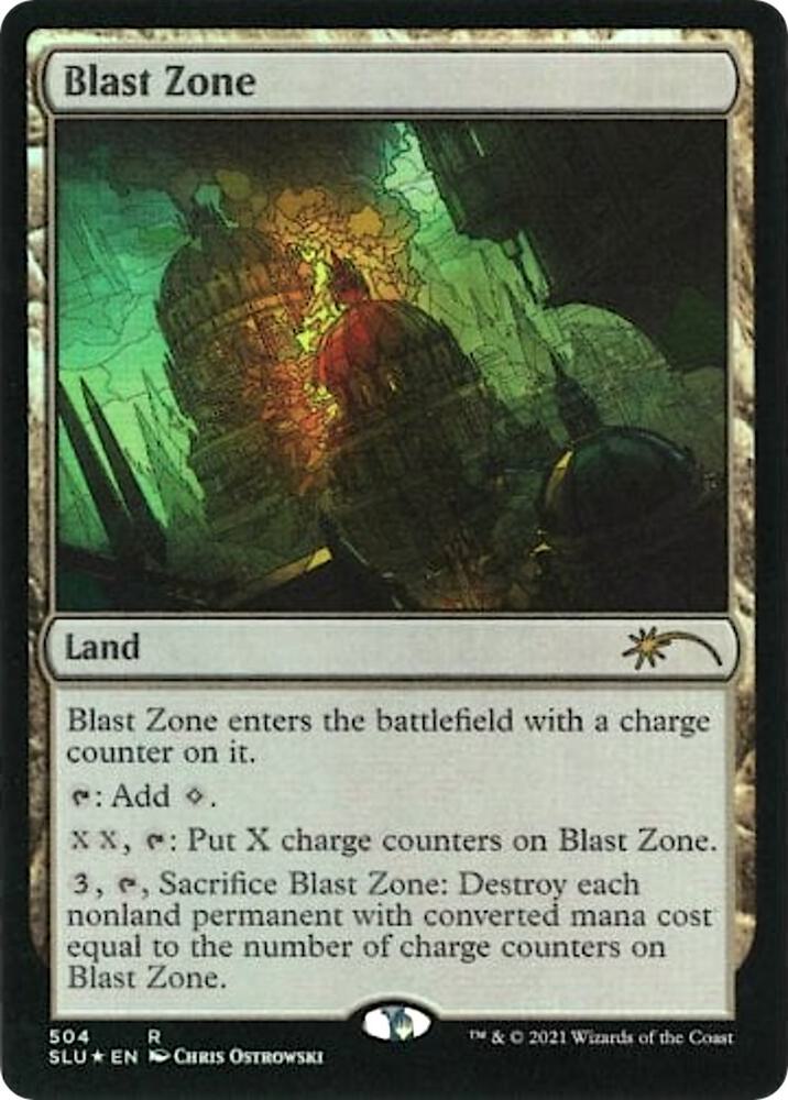 Blast Zone 504 card from Secret Lair Series