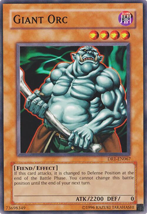 Giant Orc DR1-EN067 card from Dark Revelation Volume 1