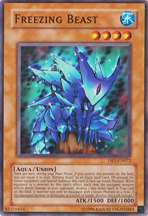 Freezing Beast DR1-EN072 card from Dark Revelation Volume 1