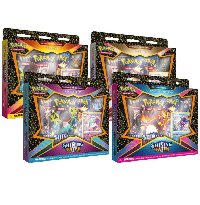 Shining Fates Mad Party Pin Collection [Set of 4] card from Shining Fates