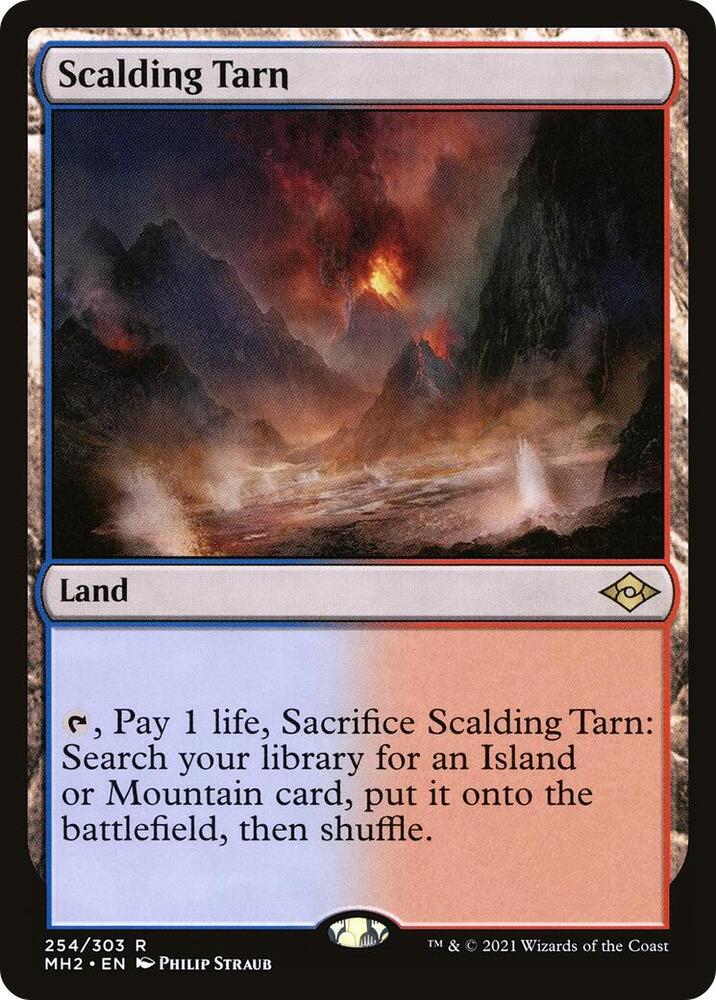 Scalding Tarn 254 card from Modern Horizons 2