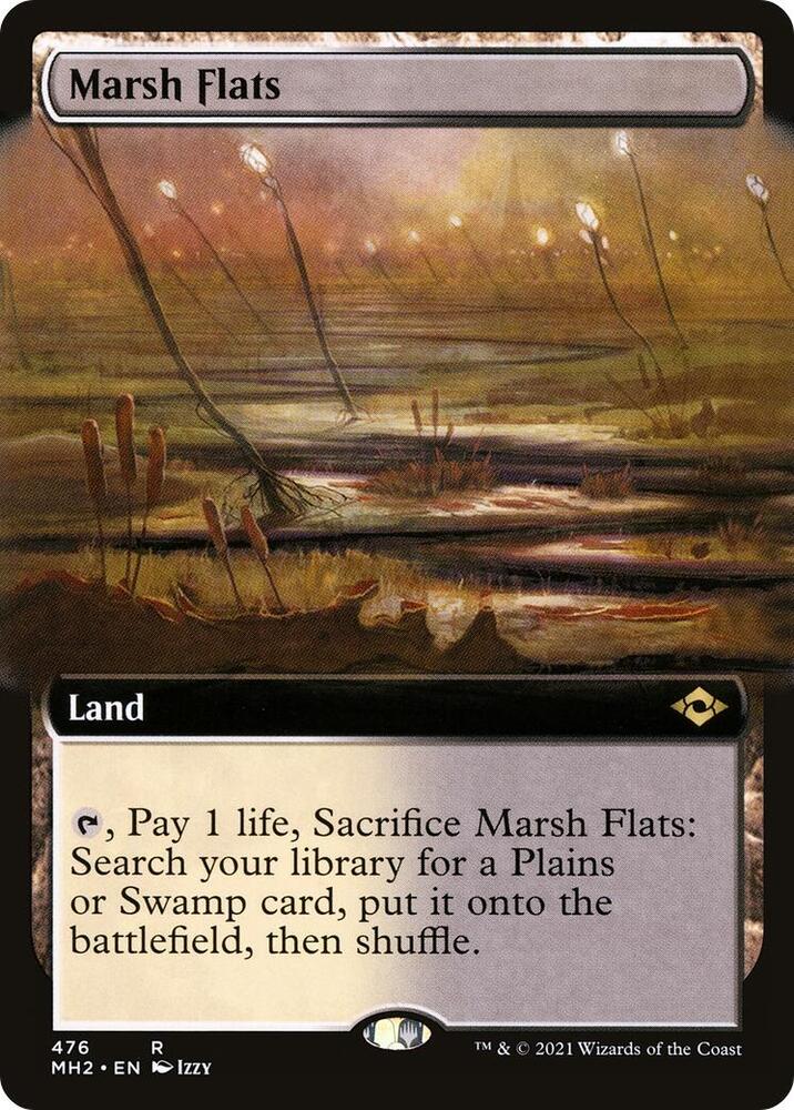 Marsh Flats (Extended Art) 476 card from Modern Horizons 2