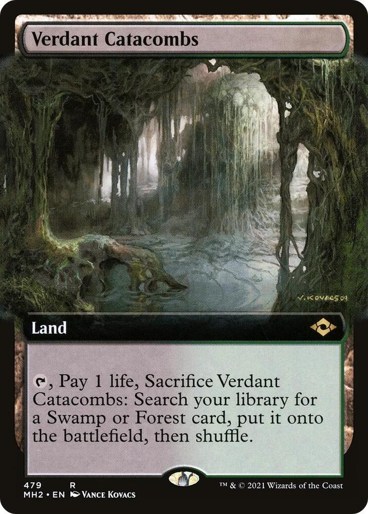 Verdant Catacombs (Extended Art) 479 card from Modern Horizons 2