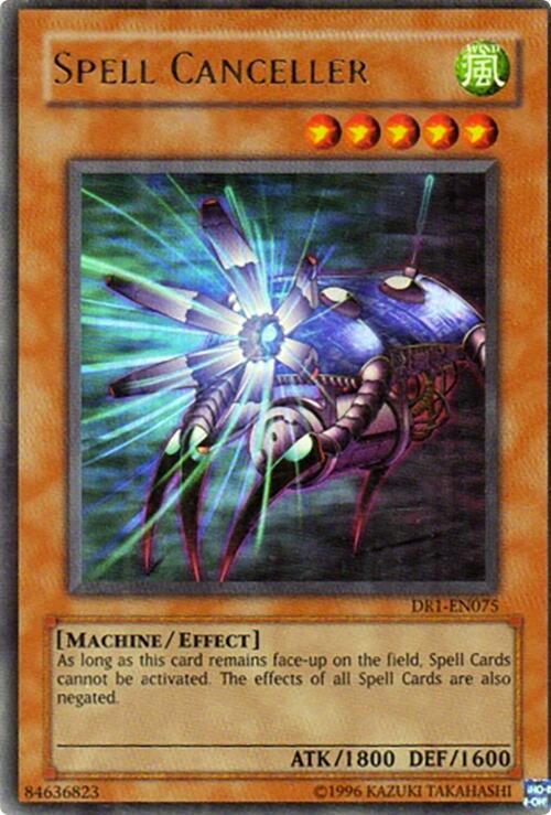 Spell Canceller DR1-EN075 card from Dark Revelation Volume 1
