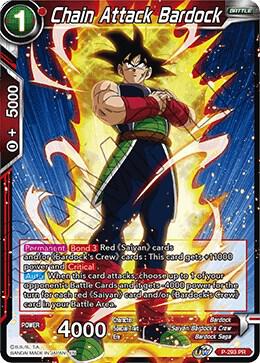 Chain Attack Bardock P-293 card from Promotion Cards