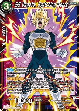 SS Vegeta, Switching Gears P-296 card from Promotion Cards